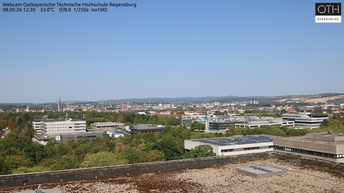 Archiv Foto Webcam Regensburg: Technische Hochschule