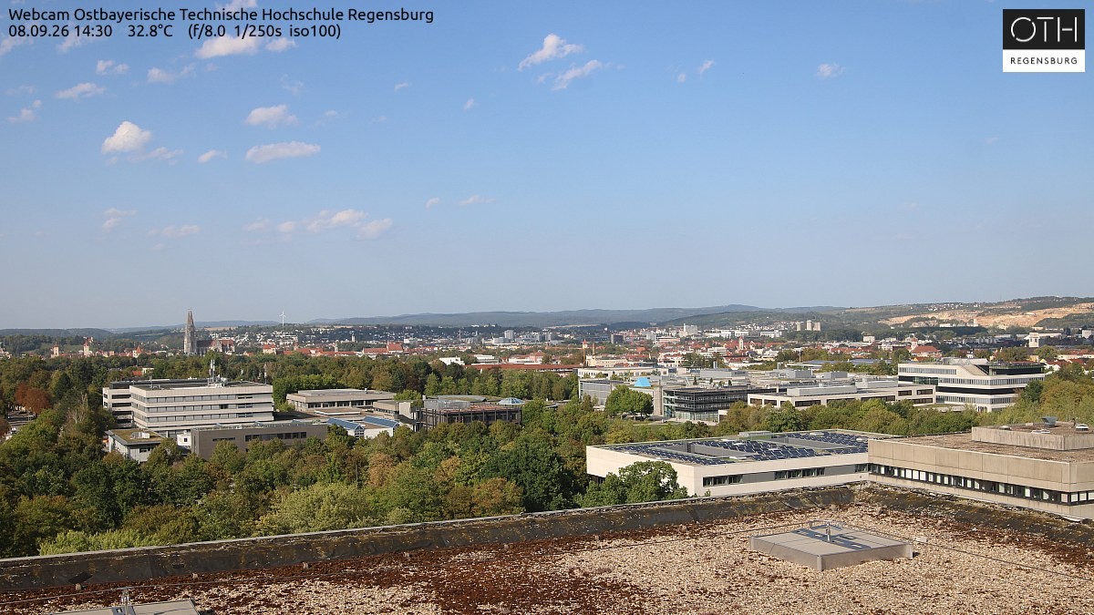 Archiv Foto Webcam Regensburg: Technische Hochschule