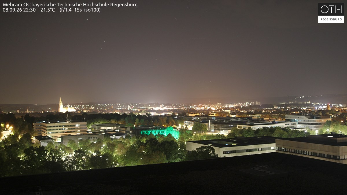 Archiv Foto Webcam Regensburg: Technische Hochschule