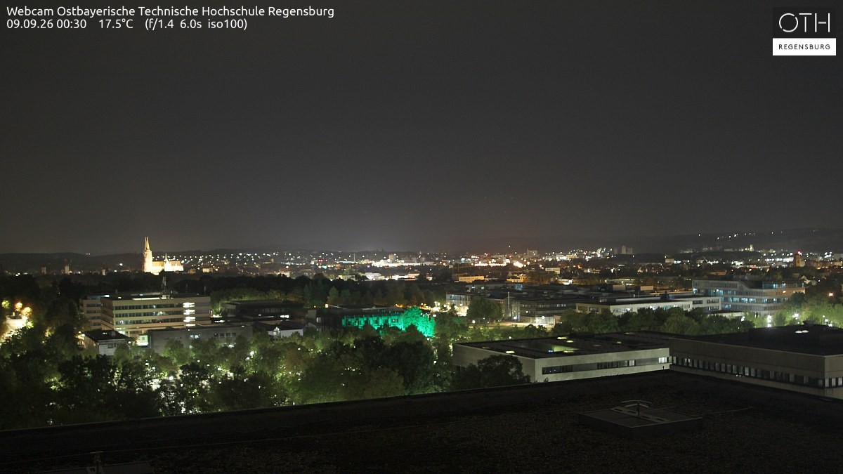 Archiv Foto Webcam Regensburg: Technische Hochschule