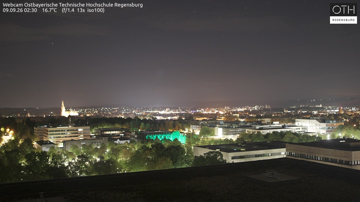 Archiv Foto Webcam Regensburg: Technische Hochschule