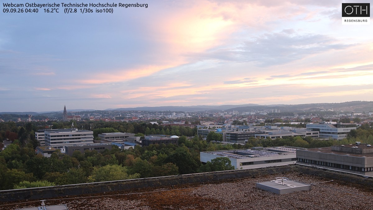 Archiv Foto Webcam Regensburg: Technische Hochschule