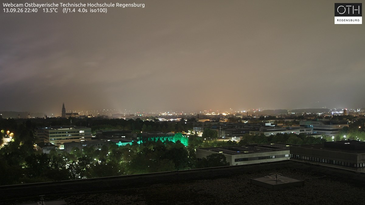 Archiv Foto Webcam Regensburg: Technische Hochschule