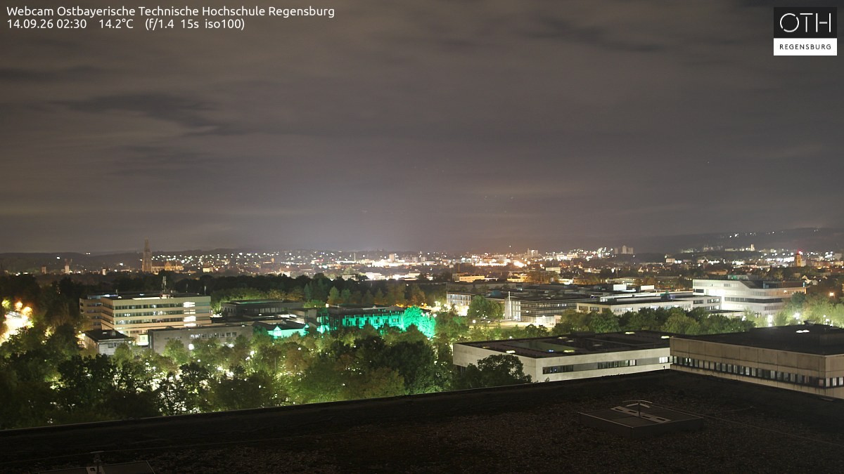 Archiv Foto Webcam Regensburg: Technische Hochschule