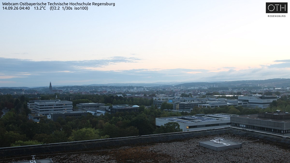 Archiv Foto Webcam Regensburg: Technische Hochschule