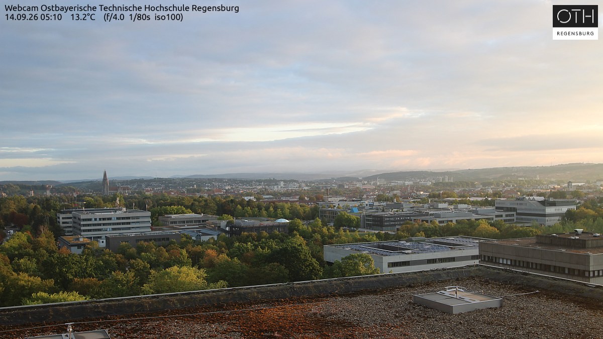 Archiv Foto Webcam Regensburg: Technische Hochschule