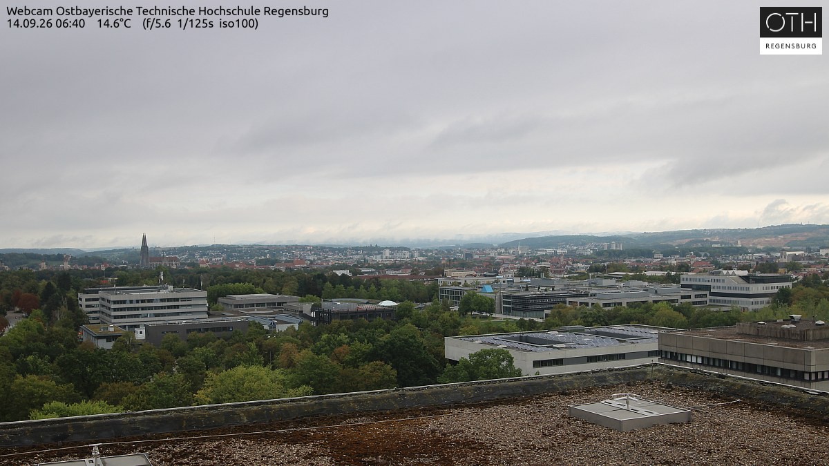 Archiv Foto Webcam Regensburg: Technische Hochschule