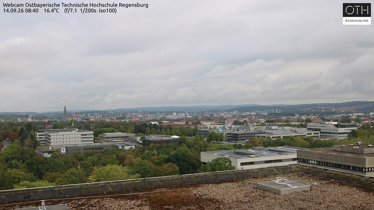 Archiv Foto Webcam Regensburg: Technische Hochschule