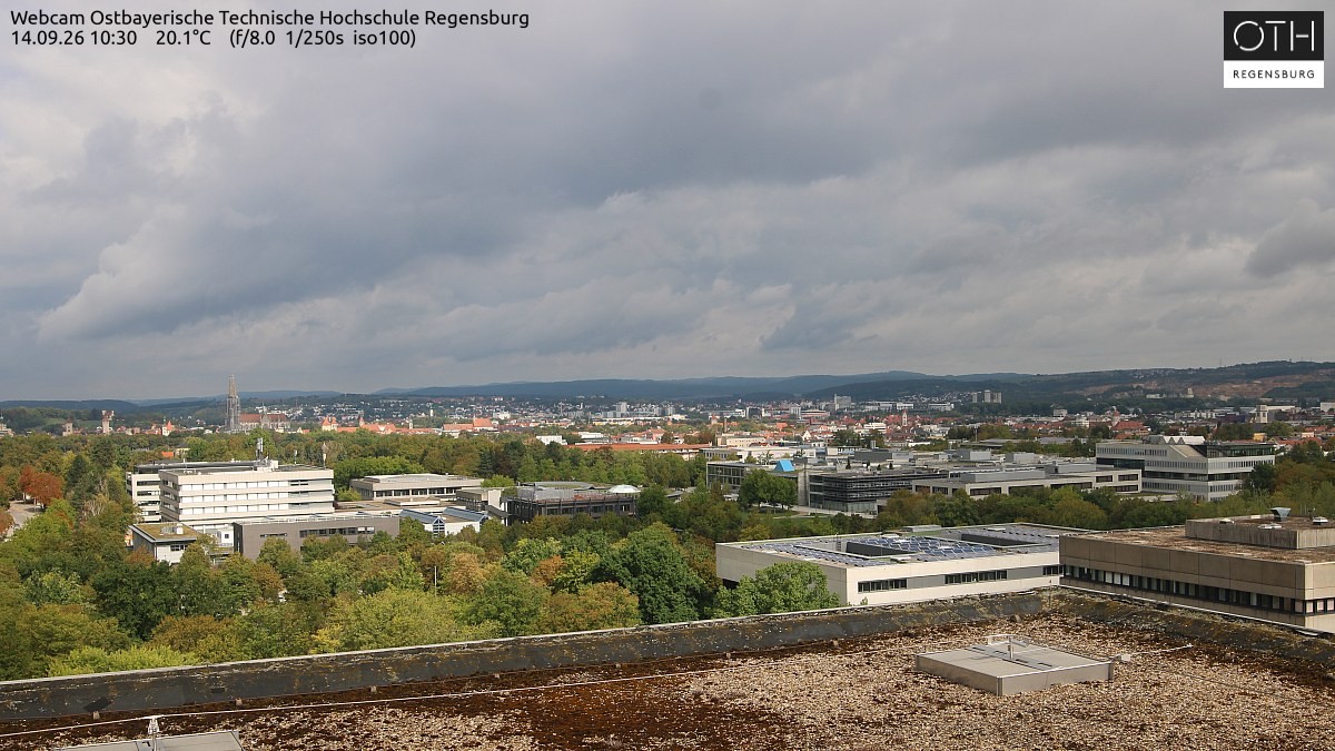 Archiv Foto Webcam Regensburg: Technische Hochschule