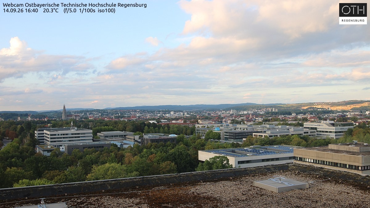 Archiv Foto Webcam Regensburg: Technische Hochschule