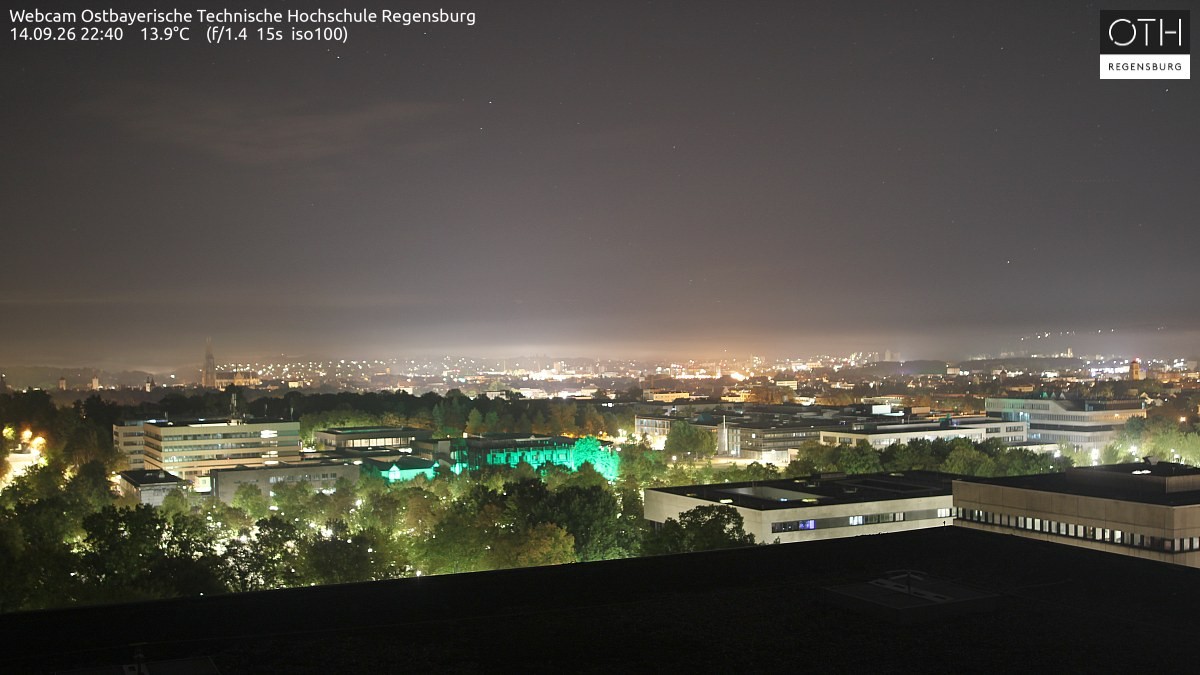 Archiv Foto Webcam Regensburg: Technische Hochschule