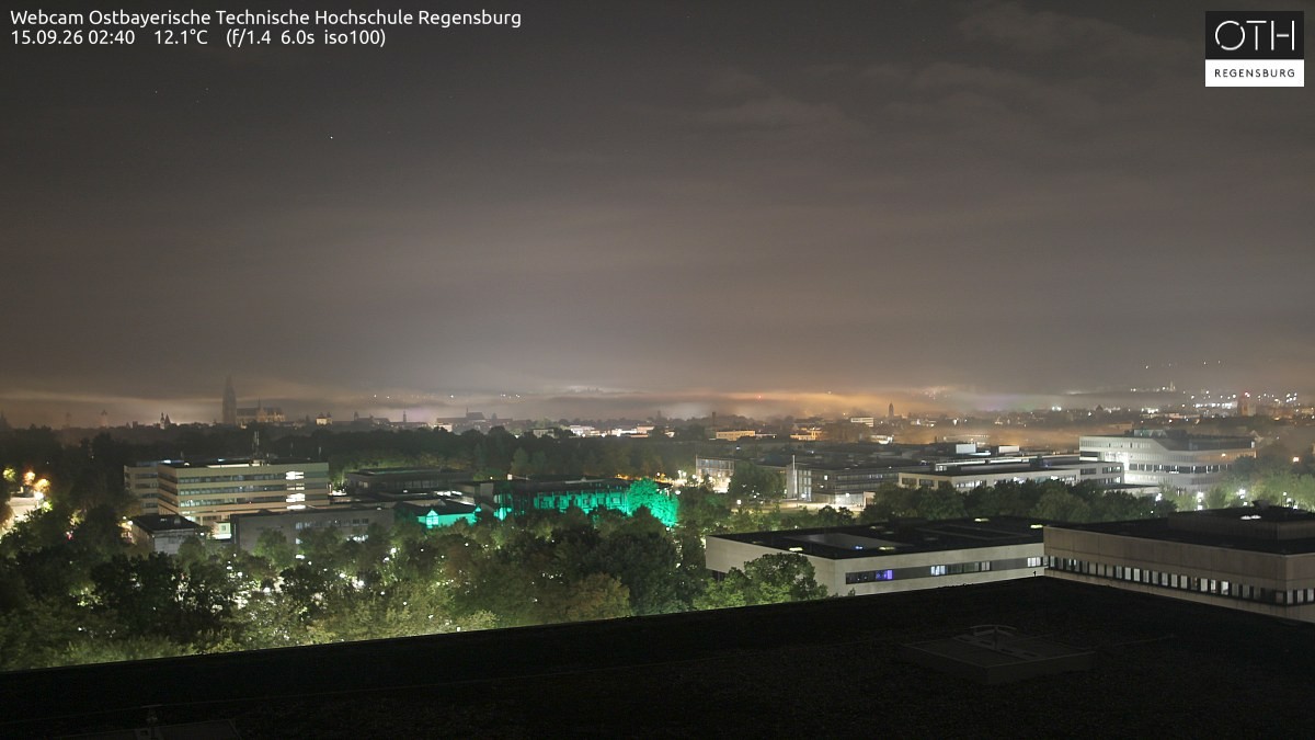 Archiv Foto Webcam Regensburg: Technische Hochschule