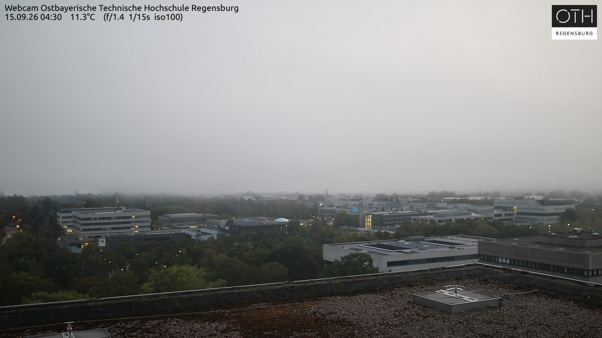 Archiv Foto Webcam Regensburg: Technische Hochschule