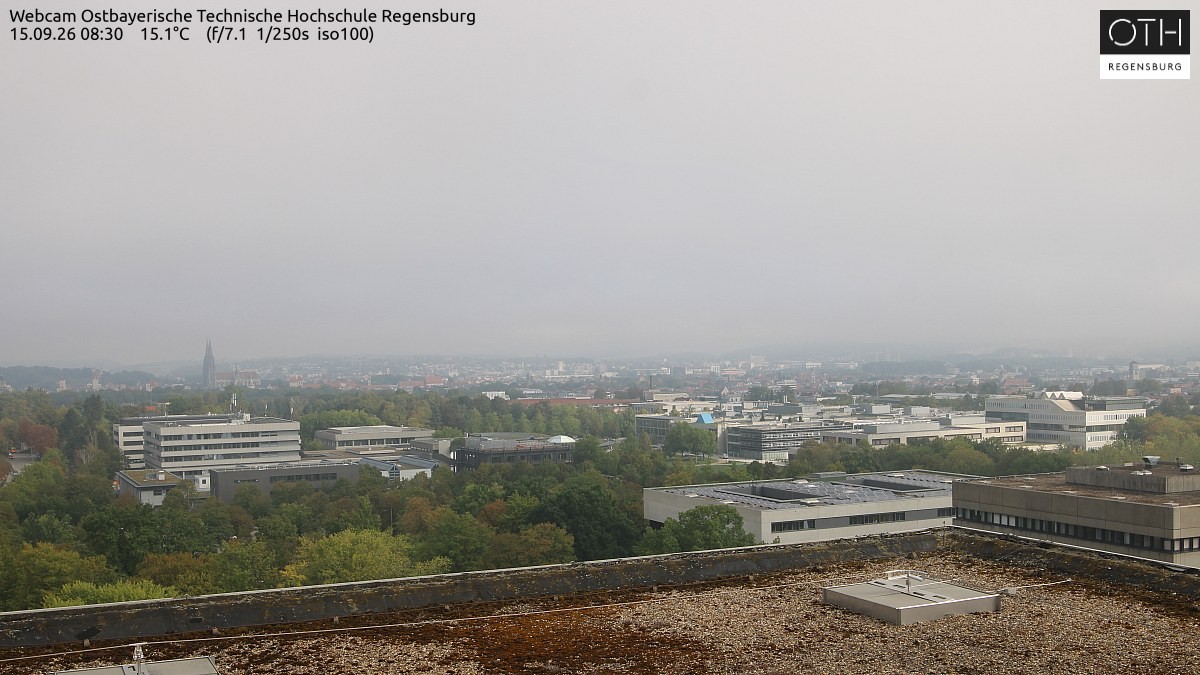 Archiv Foto Webcam Regensburg: Technische Hochschule