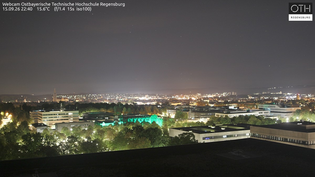 Archiv Foto Webcam Regensburg: Technische Hochschule