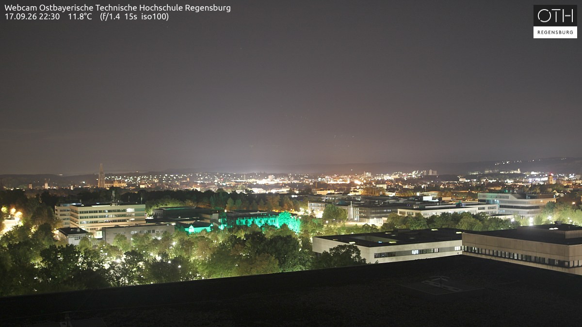 Archiv Foto Webcam Regensburg: Technische Hochschule