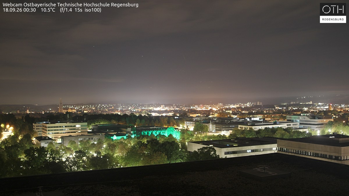 Archiv Foto Webcam Regensburg: Technische Hochschule