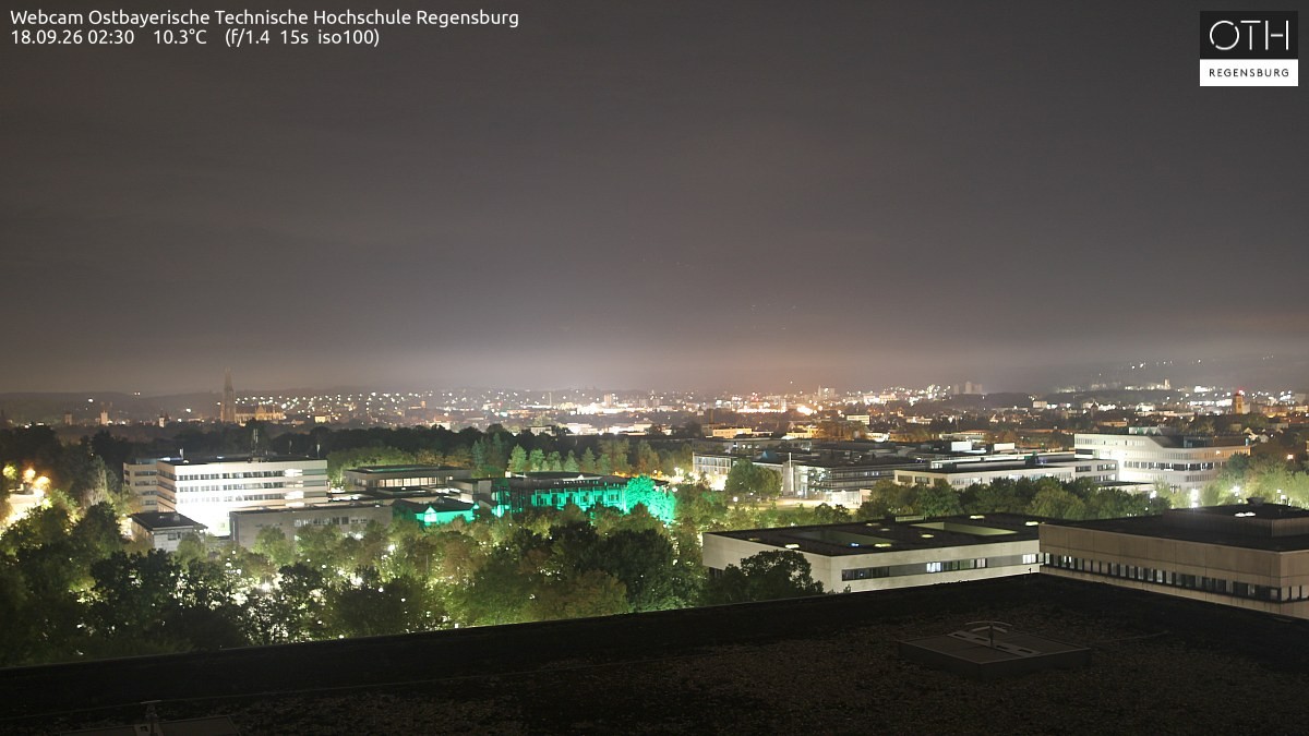 Archiv Foto Webcam Regensburg: Technische Hochschule