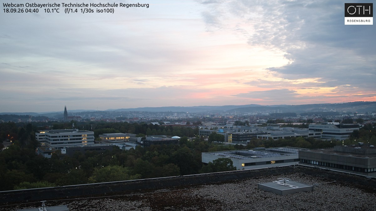 Archiv Foto Webcam Regensburg: Technische Hochschule