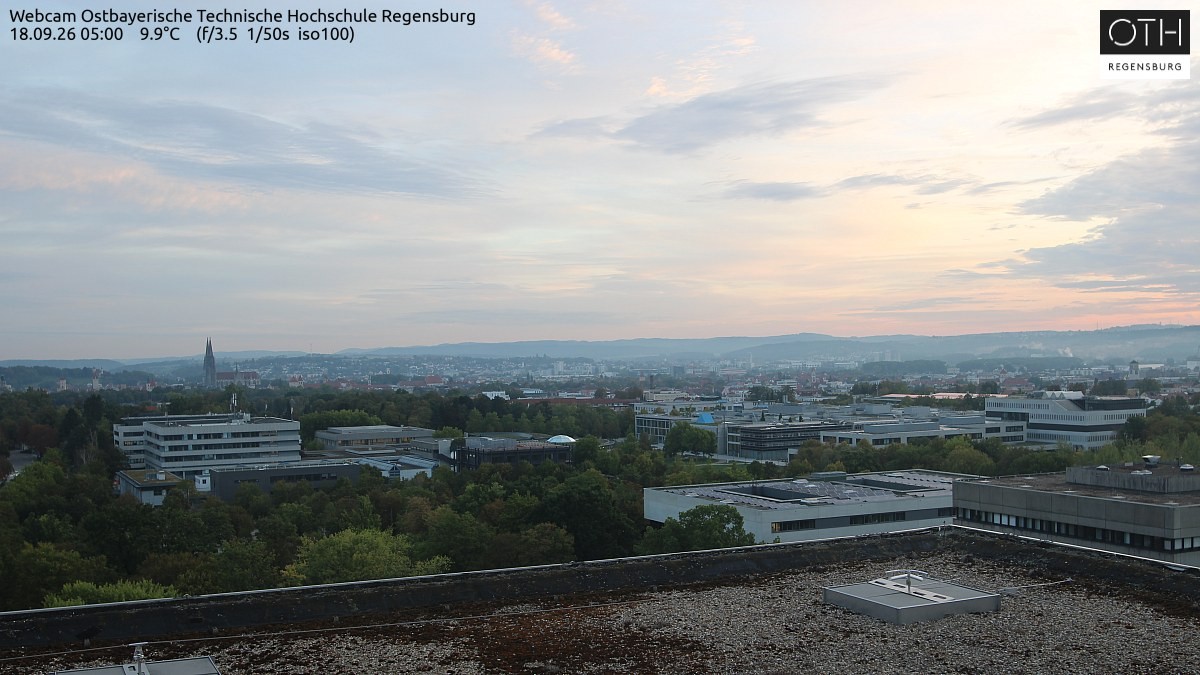 Archiv Foto Webcam Regensburg: Technische Hochschule