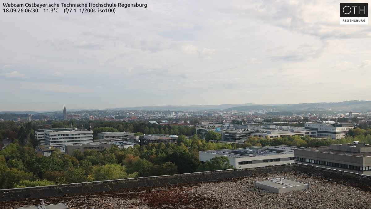 Archiv Foto Webcam Regensburg: Technische Hochschule