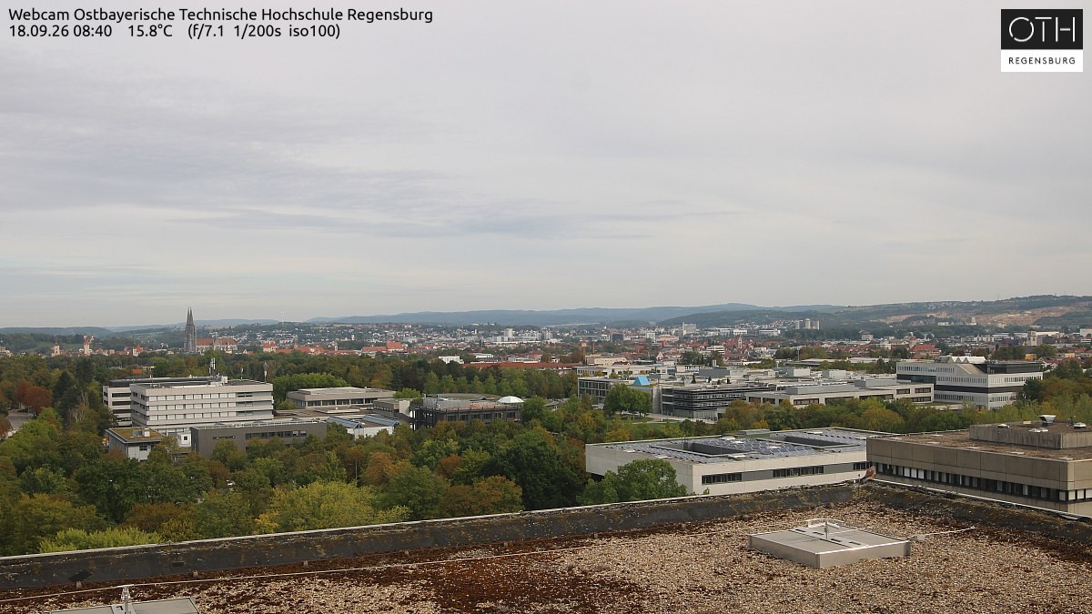 Archiv Foto Webcam Regensburg: Technische Hochschule