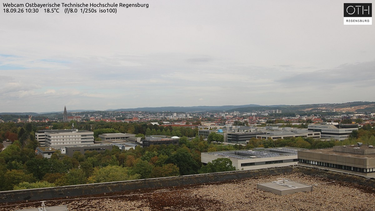 Archiv Foto Webcam Regensburg: Technische Hochschule