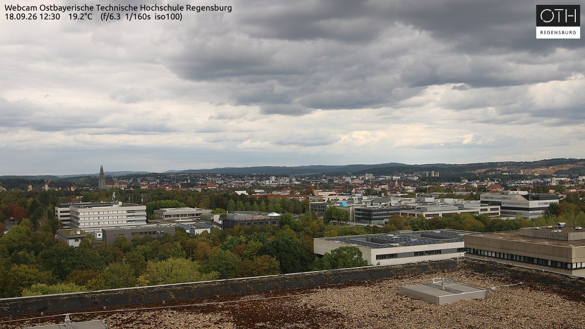Archiv Foto Webcam Regensburg: Technische Hochschule
