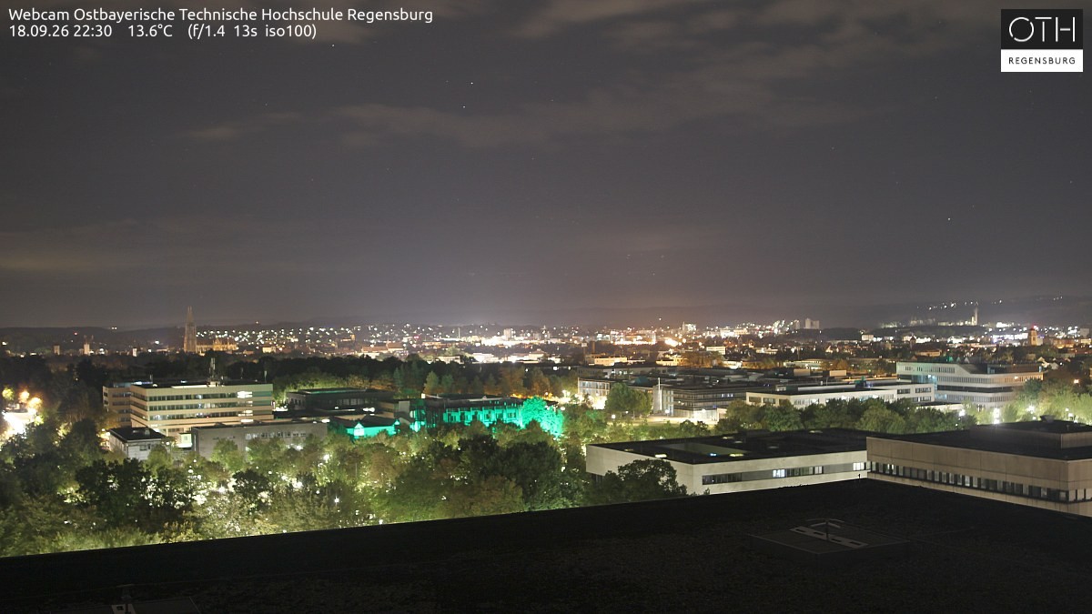 Archiv Foto Webcam Regensburg: Technische Hochschule