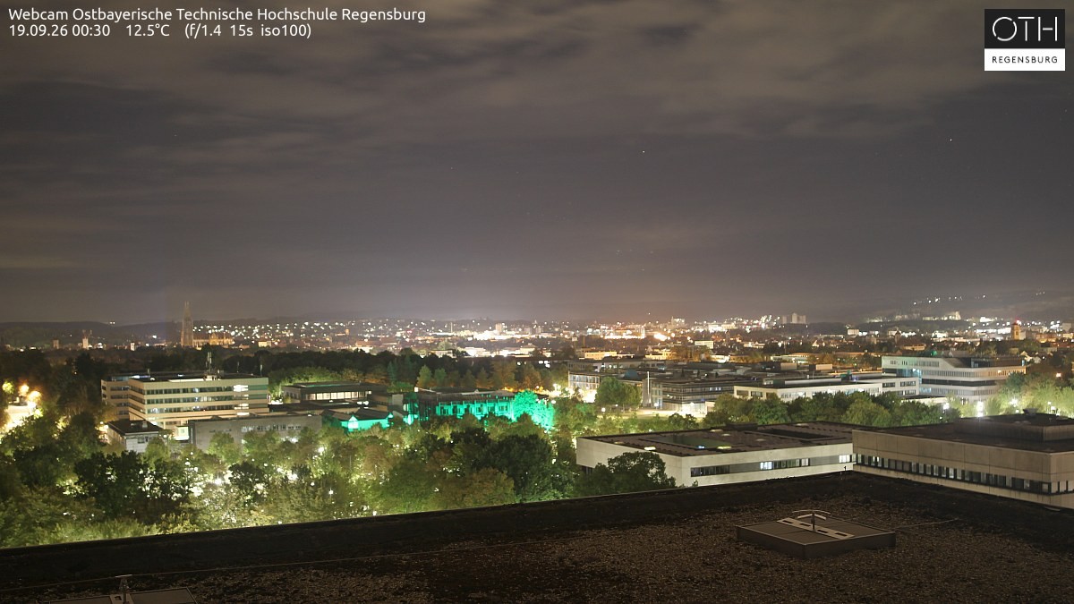 Archiv Foto Webcam Regensburg: Technische Hochschule