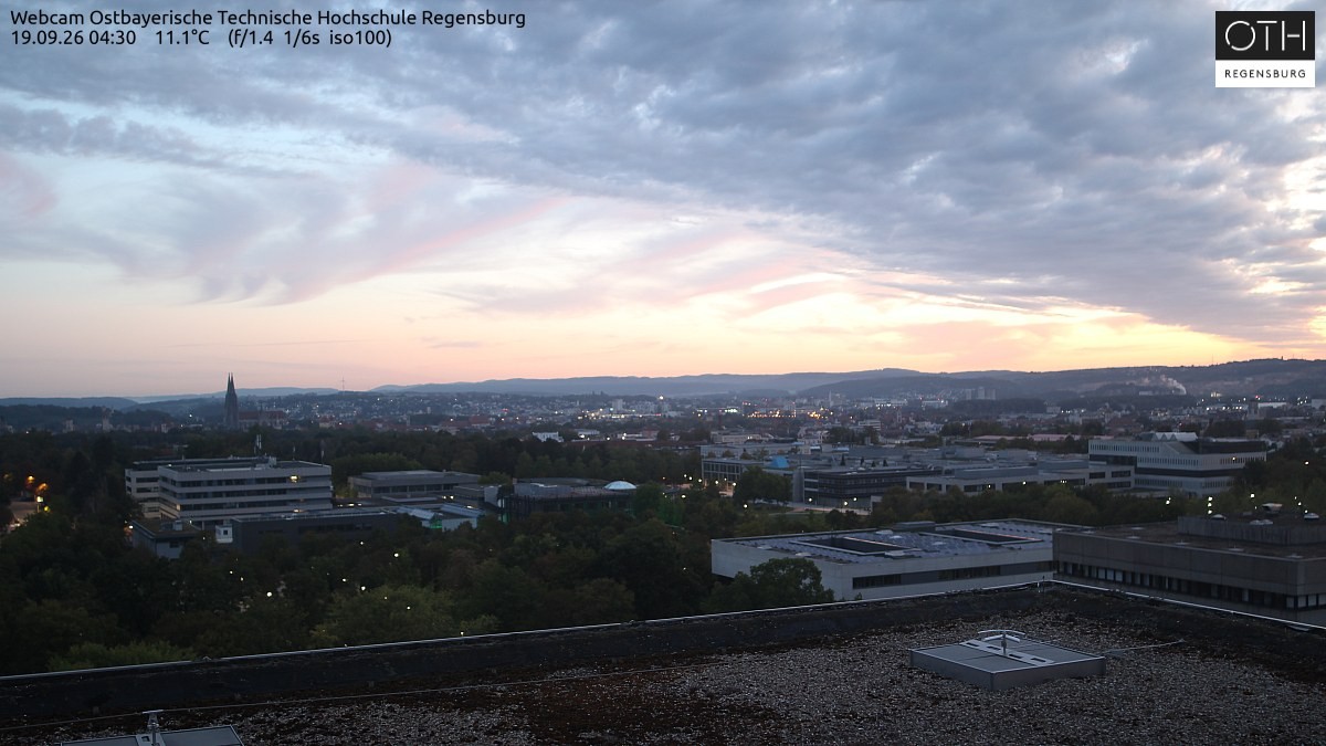 Archiv Foto Webcam Regensburg: Technische Hochschule