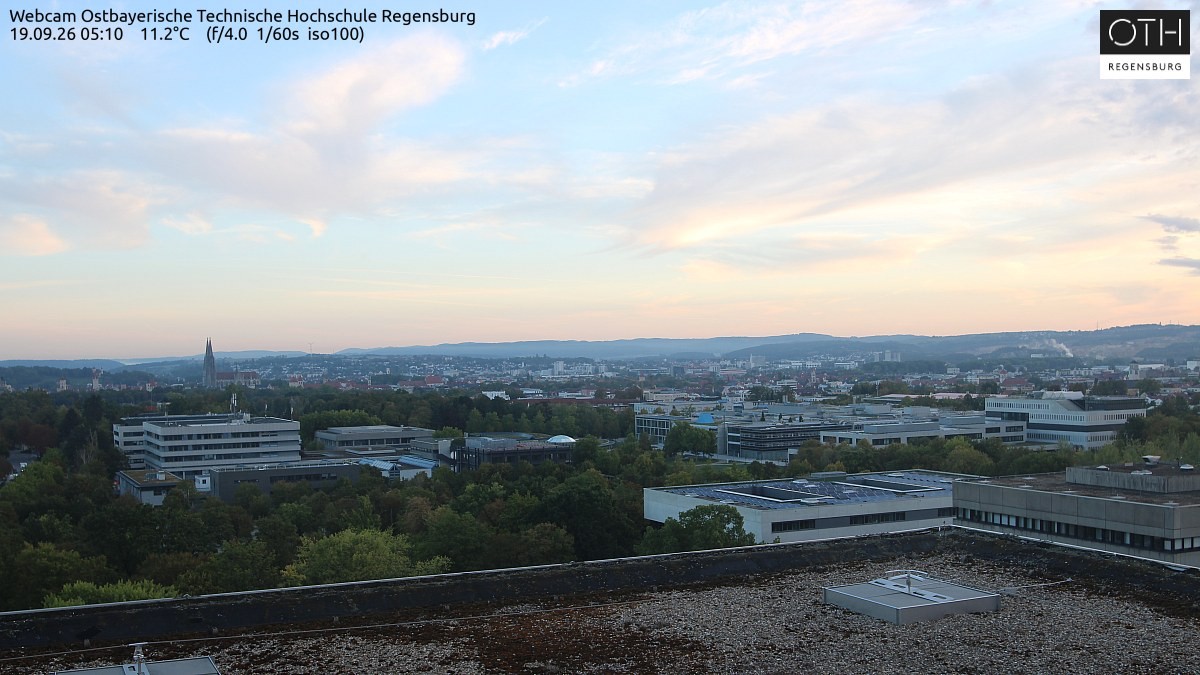 Archiv Foto Webcam Regensburg: Technische Hochschule