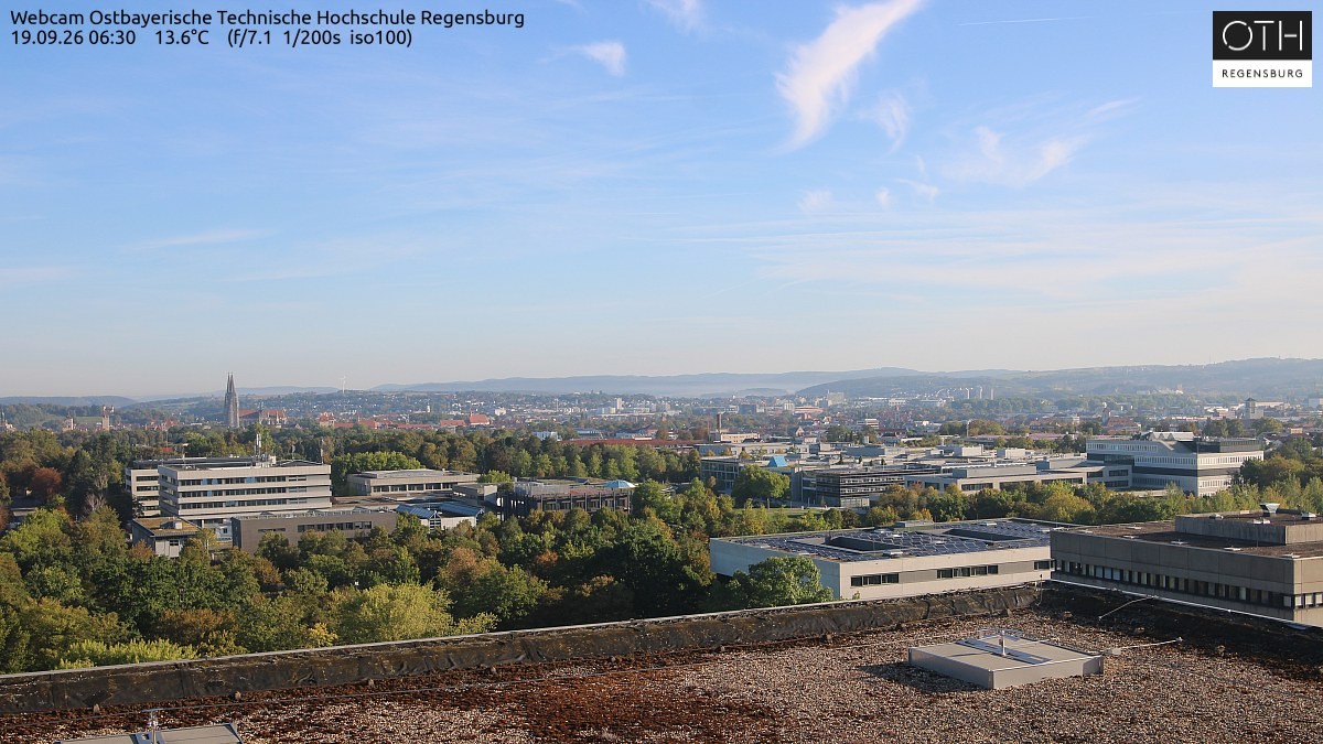 Archived image Regensburg - Webcam OTH