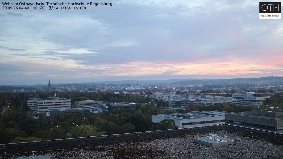 Archived image Regensburg - Webcam OTH