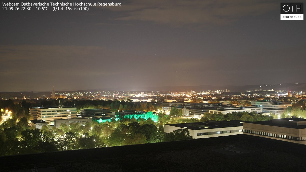 Archiv Foto Webcam Regensburg: Technische Hochschule