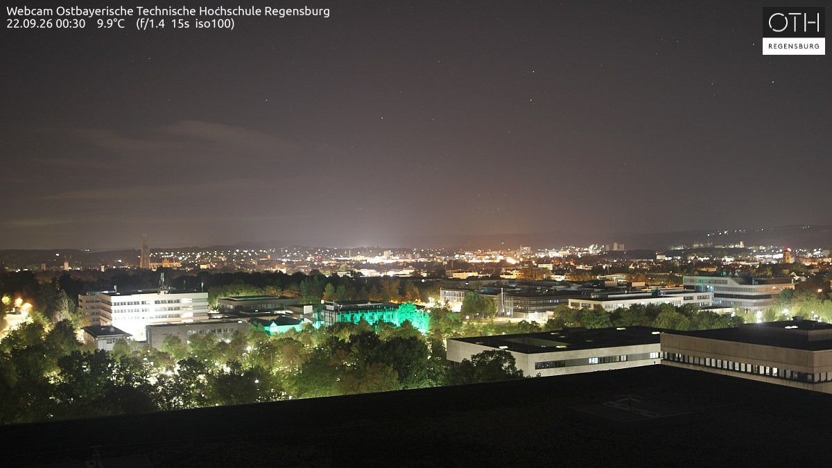 Archiv Foto Webcam Regensburg: Technische Hochschule