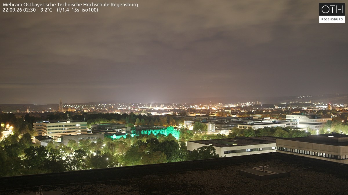 Archiv Foto Webcam Regensburg: Technische Hochschule