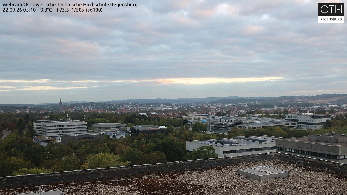 Archiv Foto Webcam Regensburg: Technische Hochschule