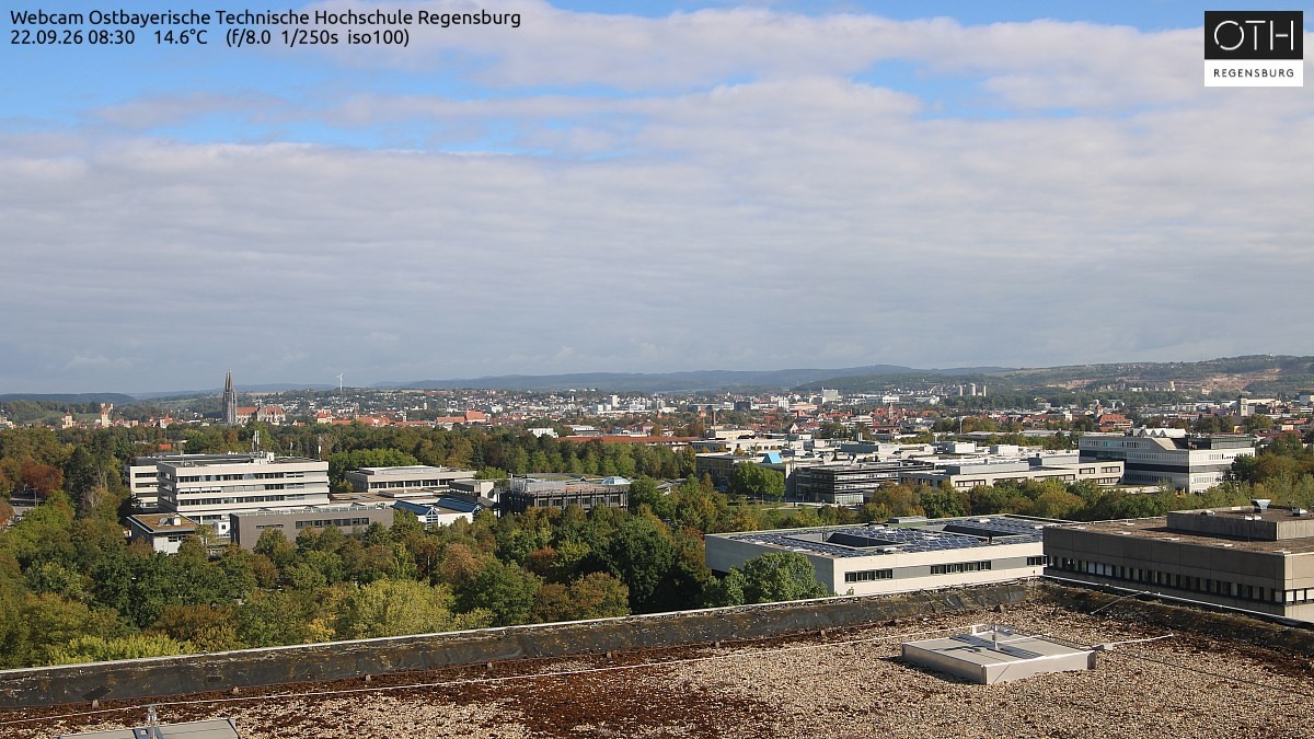 Archiv Foto Webcam Regensburg: Technische Hochschule