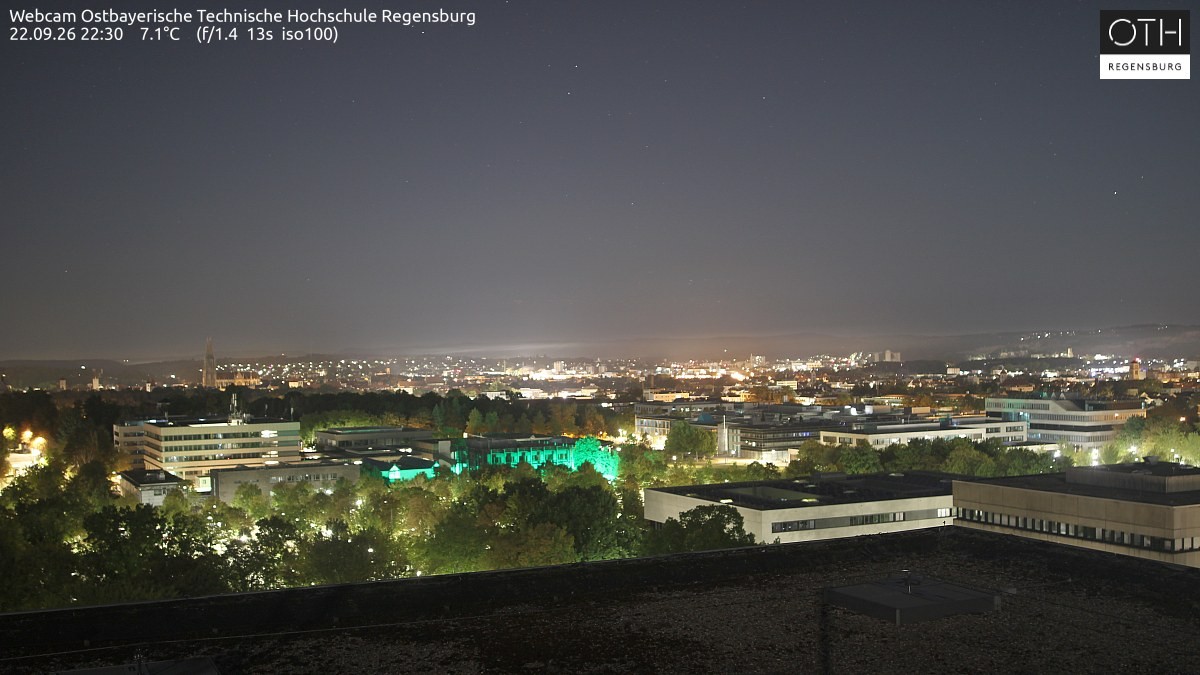 Archiv Foto Webcam Regensburg: Technische Hochschule