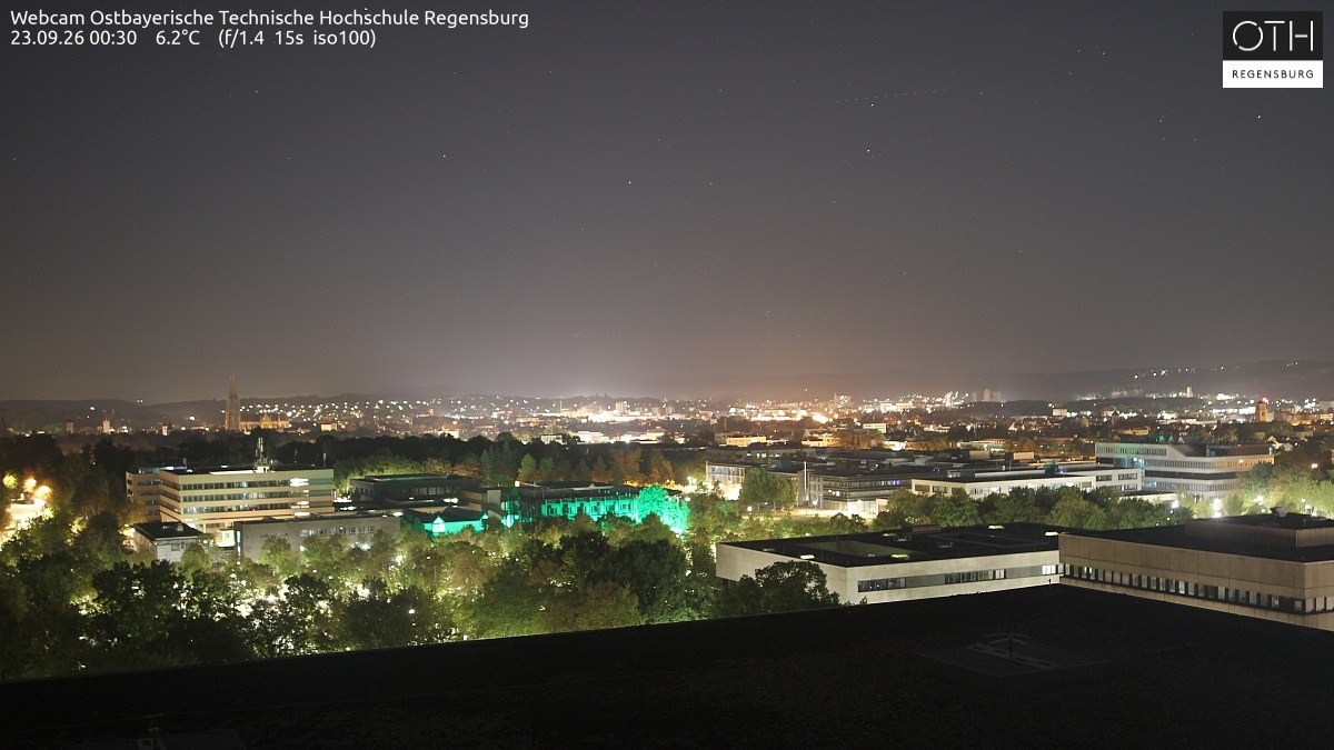Archiv Foto Webcam Regensburg: Technische Hochschule