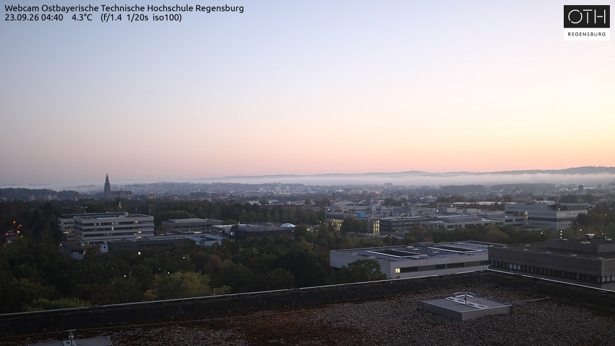 Archiv Foto Webcam Regensburg: Technische Hochschule