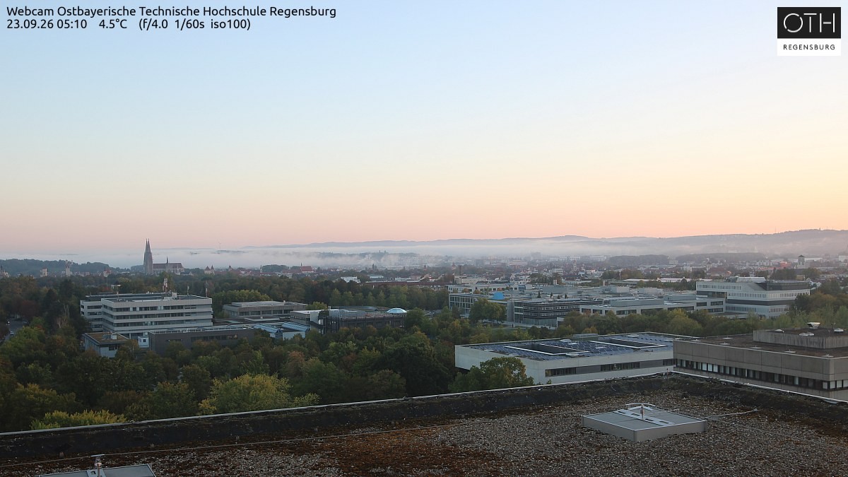 Archiv Foto Webcam Regensburg: Technische Hochschule