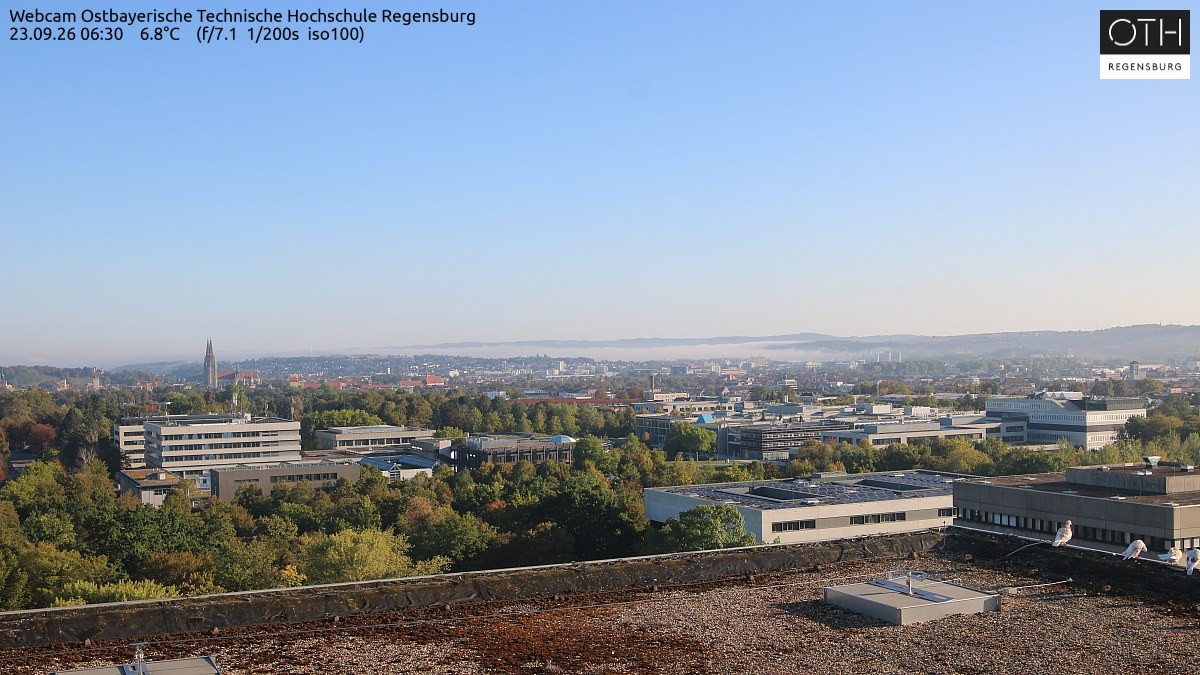 Archiv Foto Webcam Regensburg: Technische Hochschule