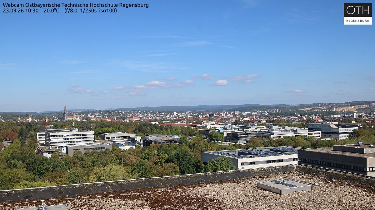 Archiv Foto Webcam Regensburg: Technische Hochschule