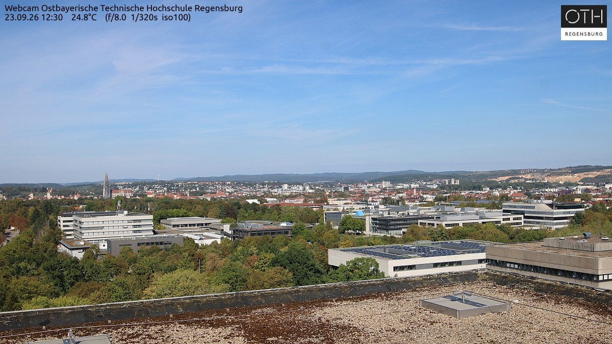 Archiv Foto Webcam Regensburg: Technische Hochschule