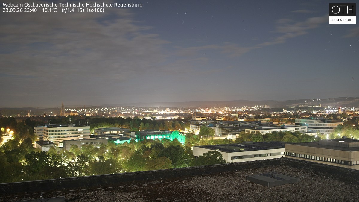 Archiv Foto Webcam Regensburg: Technische Hochschule