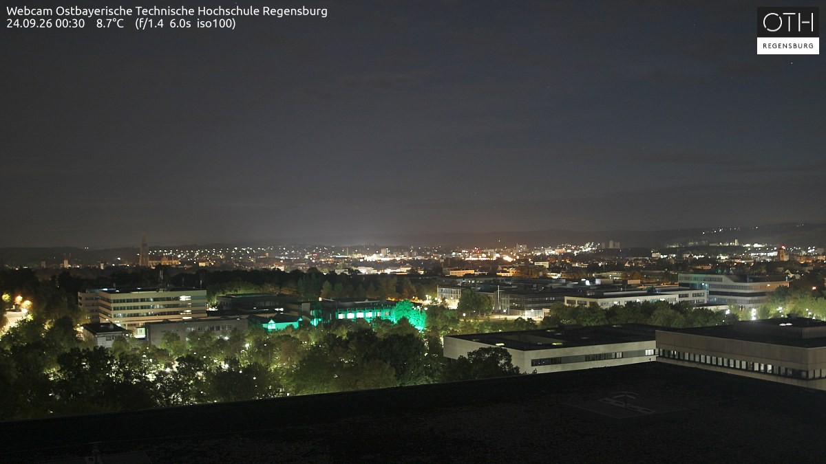 Archiv Foto Webcam Regensburg: Technische Hochschule