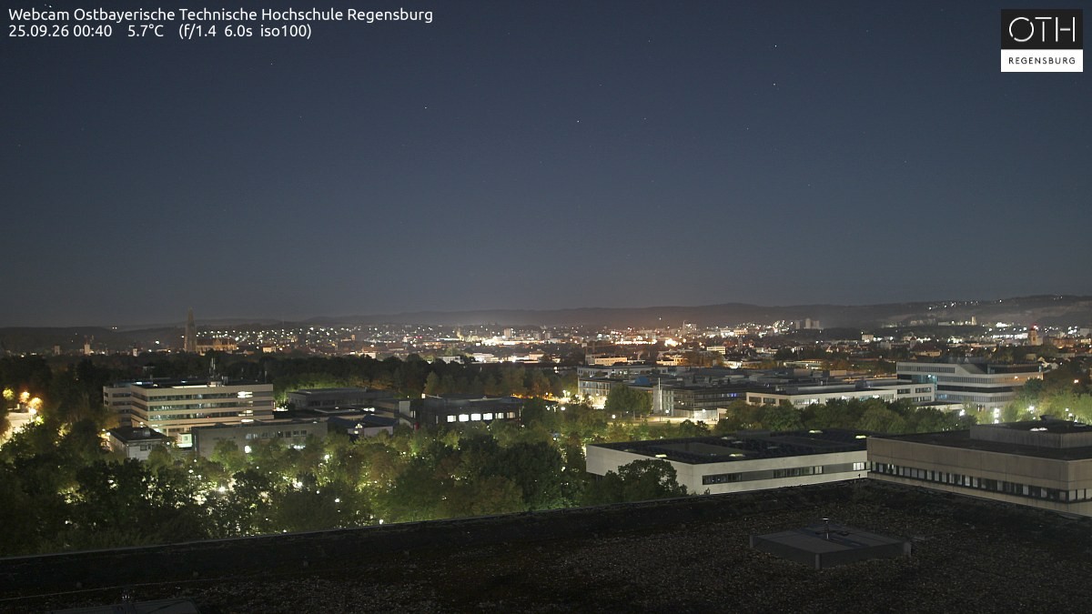 Archiv Foto Webcam Regensburg: Technische Hochschule