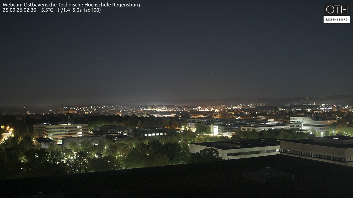 Archiv Foto Webcam Regensburg: Technische Hochschule